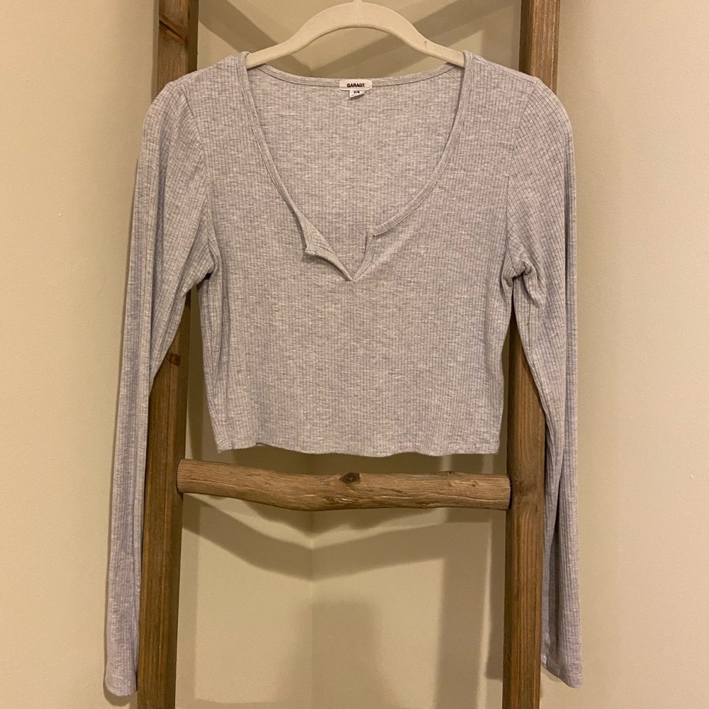 Garage Semi- Cropped Long Sleeve